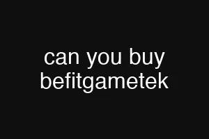 can you buy befitgametek